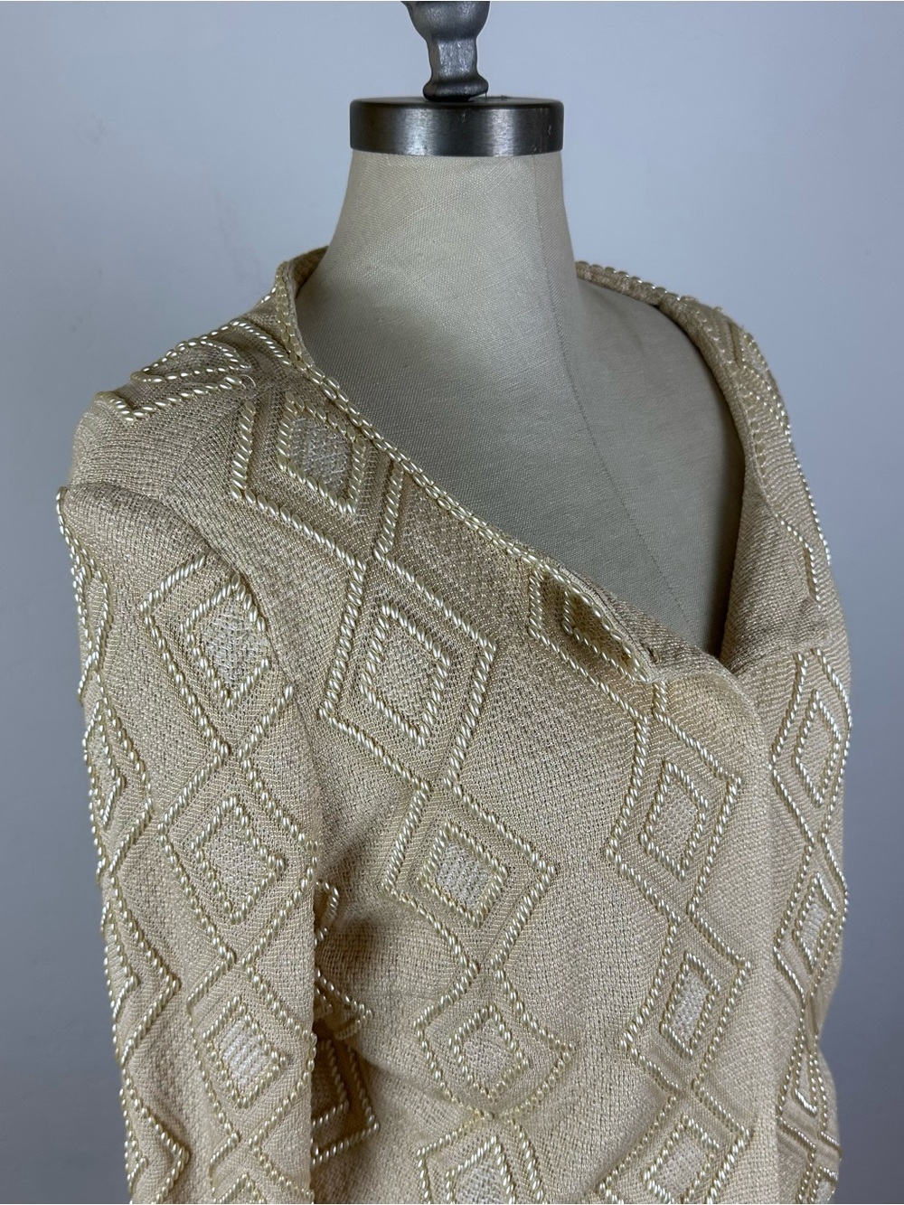 NWT Vintage Victoria Royal Beaded Blazer
